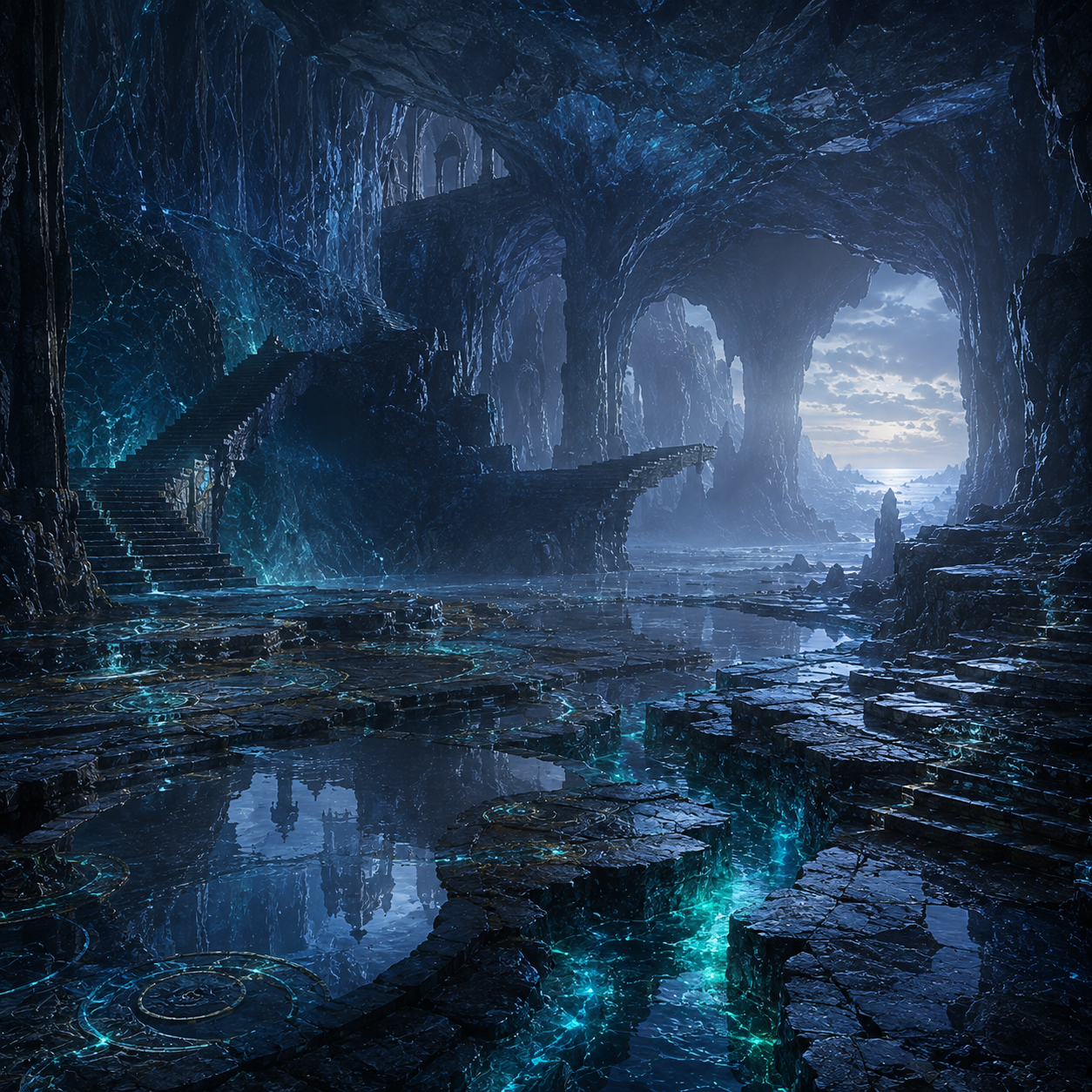 Moonwake Bay Tideglass Caves